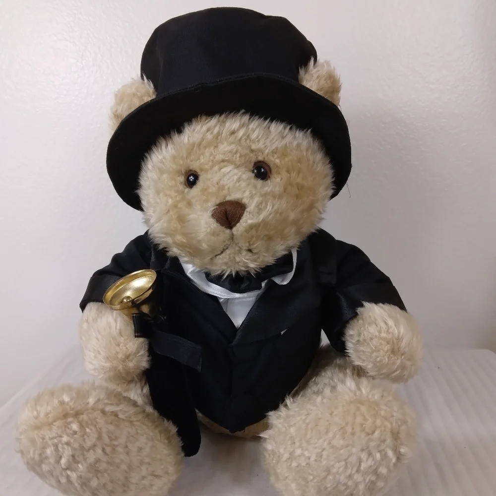 Dillards Ring In The Millennium With Wellington Bear 2000 Plush